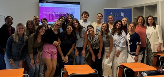 Američki studenti na KIM-u: Posjet studenata s University of Georgia na predavanju o dezinformacijama